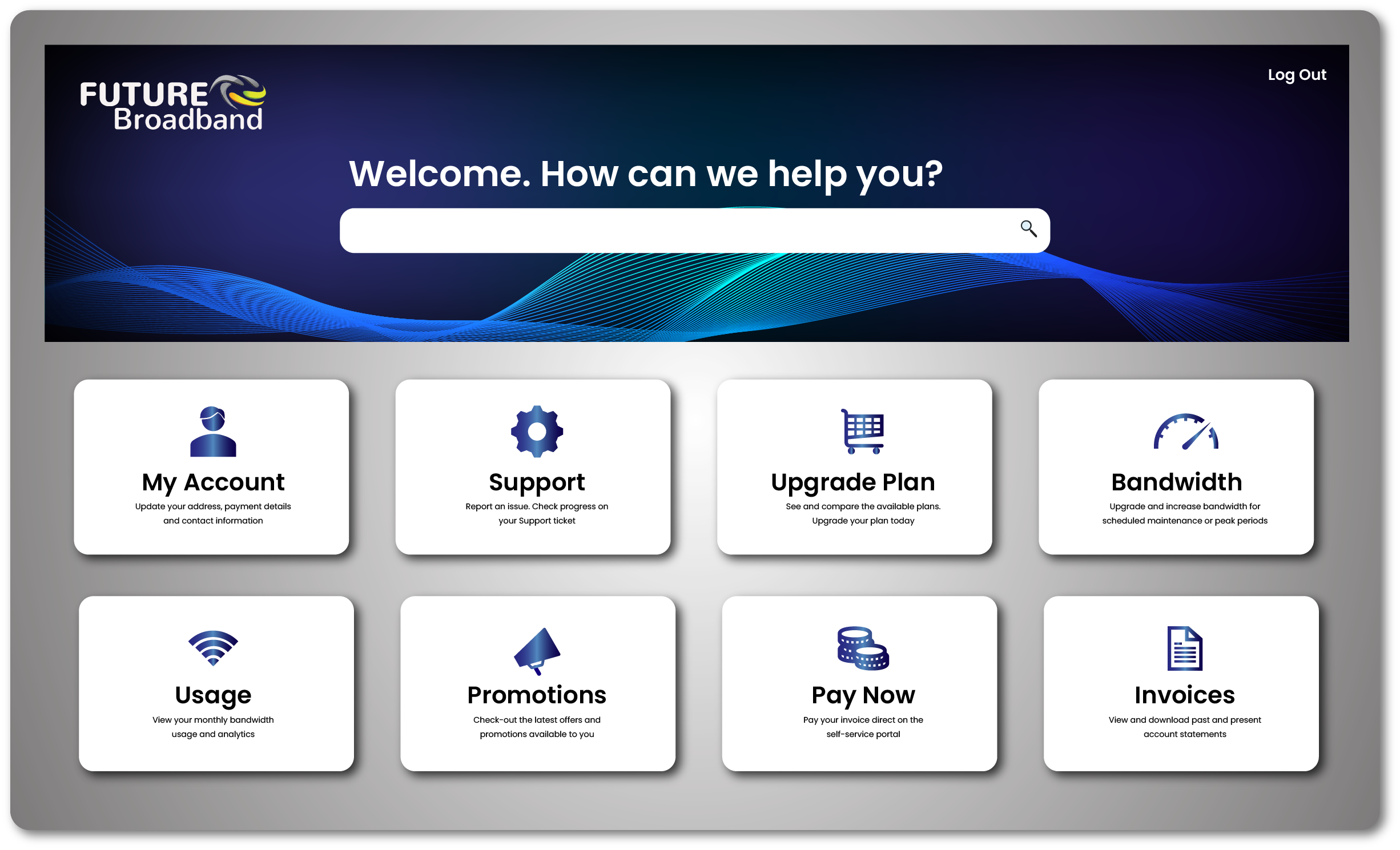 FBBPortal ActivePort Customer Self-Service Portal